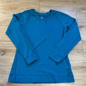Patagonia Shirt Womens Medium Long Sleeve Crew Neck Pullover Tee M Blue